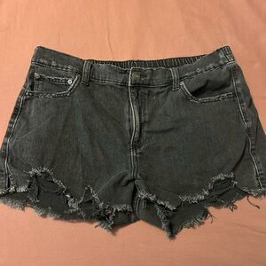 American Eagle Outfitters Black Jean Shorts